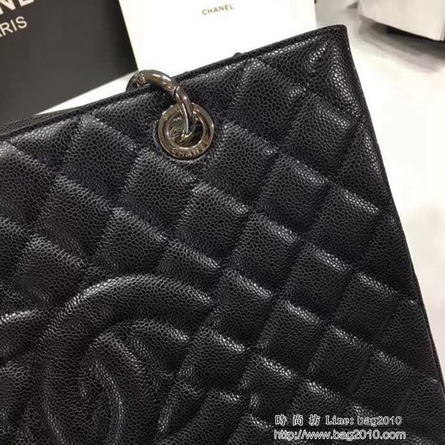 香奈兒CHANEL 50995 經典系列 魚子醬牛皮時尚休閒手提單肩包 DSC1262